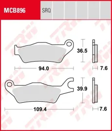 trw-lucas-klocki-hamulcowe-kh715-organic-suzuki-gsx-125-s-18-19-gsxr-125-r
