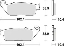 trw-lucas-klocki-hamulcowe-kh196-organic-honda-cbr-1000f-90-92-st-1100-90-