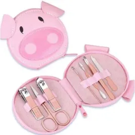 ecarla-zestaw-akcesoriow-do-manicure-w-etui-rozowa-swinka-ak07