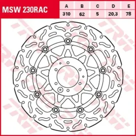 trw-lucas-zf-tarcza-hamulcowa-przod-honda-crf-1000l-15-19-310x62x5mm-wa