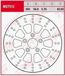 trw-lucas-zf-tarcza-hamulcowa-tyl-harley-davidson-flh-flhr-flht-1340-el