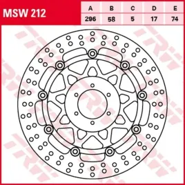 trw-lucas-zf-tarcza-hamulcowa-przod-honda-rs-125r-91-94-cb-250f-hornet
