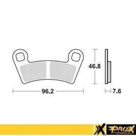 prox-klocki-hamulcowe-kh456-polaris-450-525-outlaw-08-11-przod