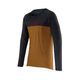 leatt-koszulka-rowerowa-mtb-gravity-2-0-jersey-peanut-kolor-brazowy