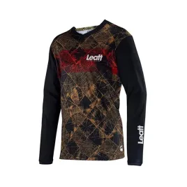 leatt-koszulka-rowerowa-mtb-gravity-3-0-jersey-timber-kolor-brazowy