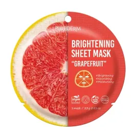 purederm-sheet-mask-maska-do-twarzy-w-placie-brightening-grapefruit-23g