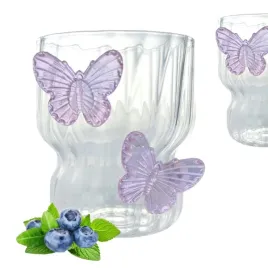 ecarla-szklanka-z-falowanymi-sciankami-motyl-fiolet-260ml-szk162