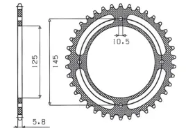 sunstar-zebatka-tylna-857-45-yamaha-xt-600e-90-03-xt-660z-tenere-91-00