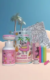 hiskin-kids-summer-set-zestaw-do-kapieli-kolorowaanki-z-kredkami-rozowy