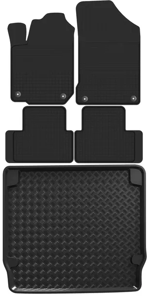 CITROEN C3 komplet mat gumowych+BAGAŻNIK