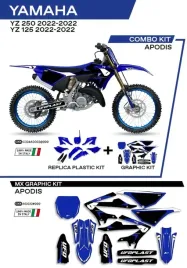 ufo-komplet-plastikow-yakit324999-plus-komplet-naklejek-oklein-yamaha-yz