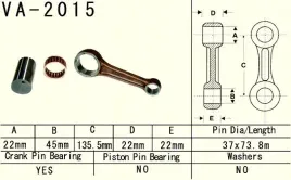 vesrah-korbowod-yamaha-yfm-600-yfm600-grizzly-99-01-va2015-made-in-j