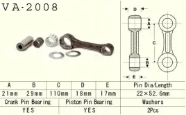 vesrah-korbowod-yamaha-yfm-350-yfm350-banshee-87-06-va2008-made-in-j