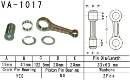 vesrah-korbowod-honda-trx-450-fourtrax-foreman-95-01-va1017-made-in-ja