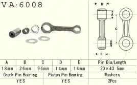 vesrah-korbowod-yamaha-yz-80-yz80-93-01-yz-85-yz85-02-18-va6008