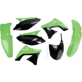 ufo-komplet-plastikow-kawasaki-kxf-250-09-12-kolor-oem-zielony-czarny