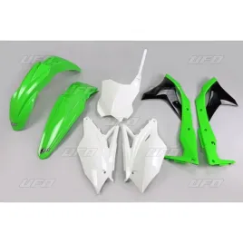 ufo-komplet-plastikow-kawasaki-kxf-250-18-20-kolor-oem-18-bialy-zielony
