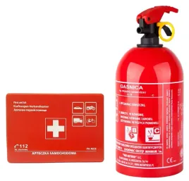 zestaw-do-auta-apteczka-i-gasnica-samochodowa