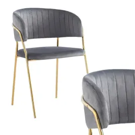 krzeslo-do-jadalni-kuchni-zloto-glamour-szare-welurowe-pikowane