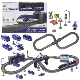 kolejka-elektryczna-pociag-ogromny-tor-tunel-most-wagony-komisariat-policja
