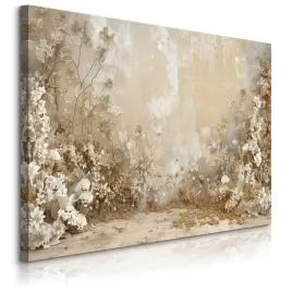 obraz-scienny-do-salonu-dzikie-kwiaty-natura-abstrakcja-beton-retro-90x60