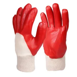 rekawice-gumowe-czerwone-krotkie-guma