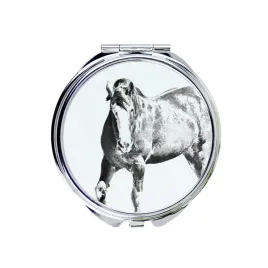 clydesdale-lusterko-kieszonkowe-z-koniem-personalizowane-lusterko-do-tor