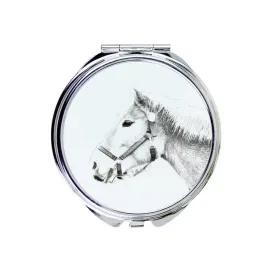 haflinger-lusterko-kieszonkowe-z-koniem-personalizowane-lusterko-do-tore