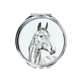 warmblood-amerykanski-lusterko-kieszonkowe-z-koniem-personalizowane-lust