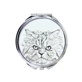 perski-lusterko-kieszonkowe-z-kotem-personalizowane-lusterko-do-torebki