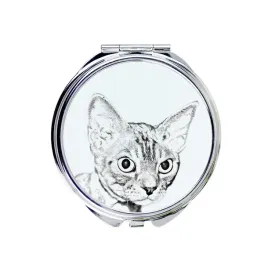 devon-rex-lusterko-kieszonkowe-z-kotem-personalizowane-lusterko-do-toreb