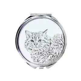 selkirk-rex-kot-dlugowlosy-lusterko-kieszonkowe-z-kotem-personalizowane