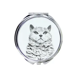 kot-selkirk-rex-krotkowlosy-lusterko-kieszonkowe-z-kotem-personalizowane
