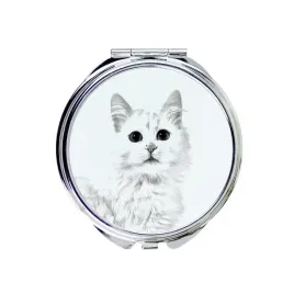 turecka-wiewiorka-lusterko-kieszonkowe-z-kotem-personalizowane-lusterko