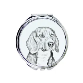 beagle-lusterko-kieszonkowe-z-psem-personalizowane-lusterko-do-torebki
