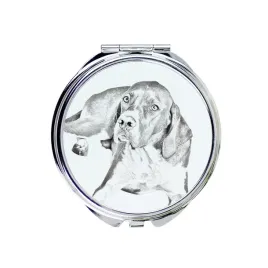 pointer-i-lusterko-kieszonkowe-z-psem-personalizowane-lusterko-do-torebk