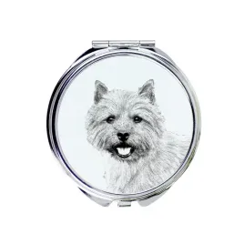 norwich-terrier-lusterko-kieszonkowe-z-psem-personalizowane-lusterko-do