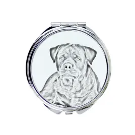 rottweiler-lusterko-kieszonkowe-z-psem-personalizowane-lusterko-do-toreb