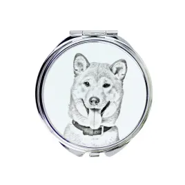 shiba-inu-lusterko-kieszonkowe-z-psem-personalizowane-lusterko-do-torebk