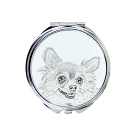 chihuahua-dlugowlosy-lusterko-kieszonkowe-z-psem-personalizowane-lusterk