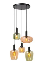 lampa-wiszaca-ilona-5xe27-40w-szklane-klosze-multikolor-lucide