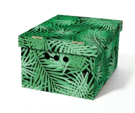 pudelko-kartonowe-ozdobne-dekoracyjne-z-nadrukiem-pudlo-tropik-liscie-a4