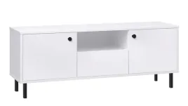 szafka-rtv-venus-komoda-stojaca-szuflada-loft-biala-metalowe-czarne-nozki
