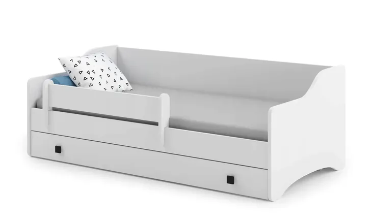 Łóżko młodzieżowe ERYK 180x80 z szufladą + materac