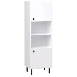 slupek-venus-szafka-regal-waski-do-salonu-loft-bialy-metalowe-czarne-nozki
