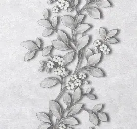 tapeta-81523-14-biale-tlo-szara-girlanda-liscie-kwiaty-brokat-polysk-fliz