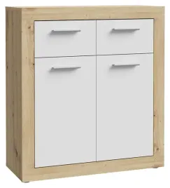 komoda-dwudrzwiowa-baccio-bcck221-polka-dwie-szuflady-forte