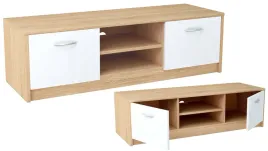 szafka-stolik-rtv-polka-k029-sonoma-bialy-120-cm
