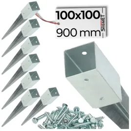 8-x-kotwa-wbijana-100x100-dl-900-mm-podstawa-slupa-wkrety-do-montazu