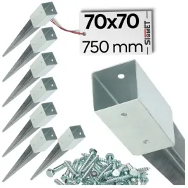 8-x-podstawa-slupa-wbijana-70x70-dl-750-mm-ocynk-kotwa-wkret-do-montazu